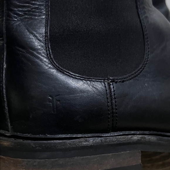 Frye Black Western Chelsea Leather Men's Boots Size 11 - Picture 8 of 10